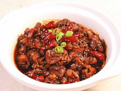 大厨四宝麻辣风味干锅酱应用-非遗老味火锅鸡