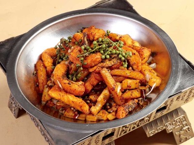 大厨四宝麻辣干锅酱应用-麻辣鱼柳