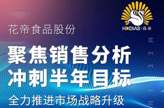 花帝·大厨四宝 聚焦销售分析 冲刺半年目标