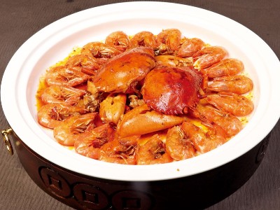 大厨四宝香辣风味干锅酱应用-干锅香辣虾蟹合炒